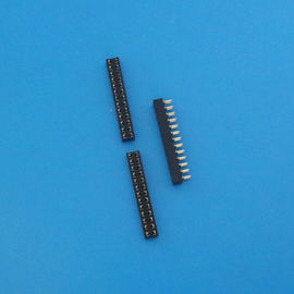 Trung Quốc 1.27mm pitch Black Color Dual Row Straight 30 Pin Connector , PCB female  Header Socket nhà phân phối