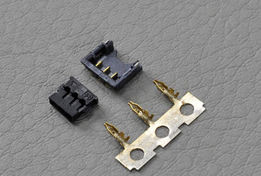 Trung Quốc 3 Pin Gold - Plated SMD PCB Header Connector 1.2mm Pitch Black 28# Applicable Wire nhà máy sản xuất