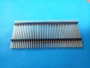 Trung Quốc 2.54mm-2np Double Row Đầu nối Pin Faller Pin H: 2.5mm L: 45.5mm, DIP nhà máy sản xuất